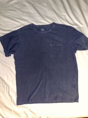 Buck Mason Vintage Navy Pocket Tee